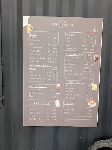Ufer Lounge - Biergarten Nürtingen menu 2